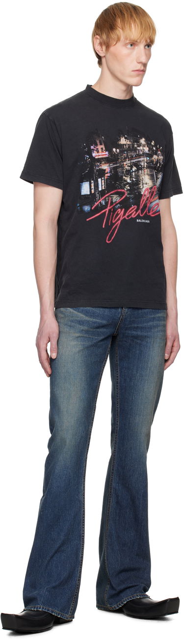 Tričko Balenciaga Balenciaga 'Pigalle' Small Fit T-Shirt Čierna | 809122TRVO1, 3