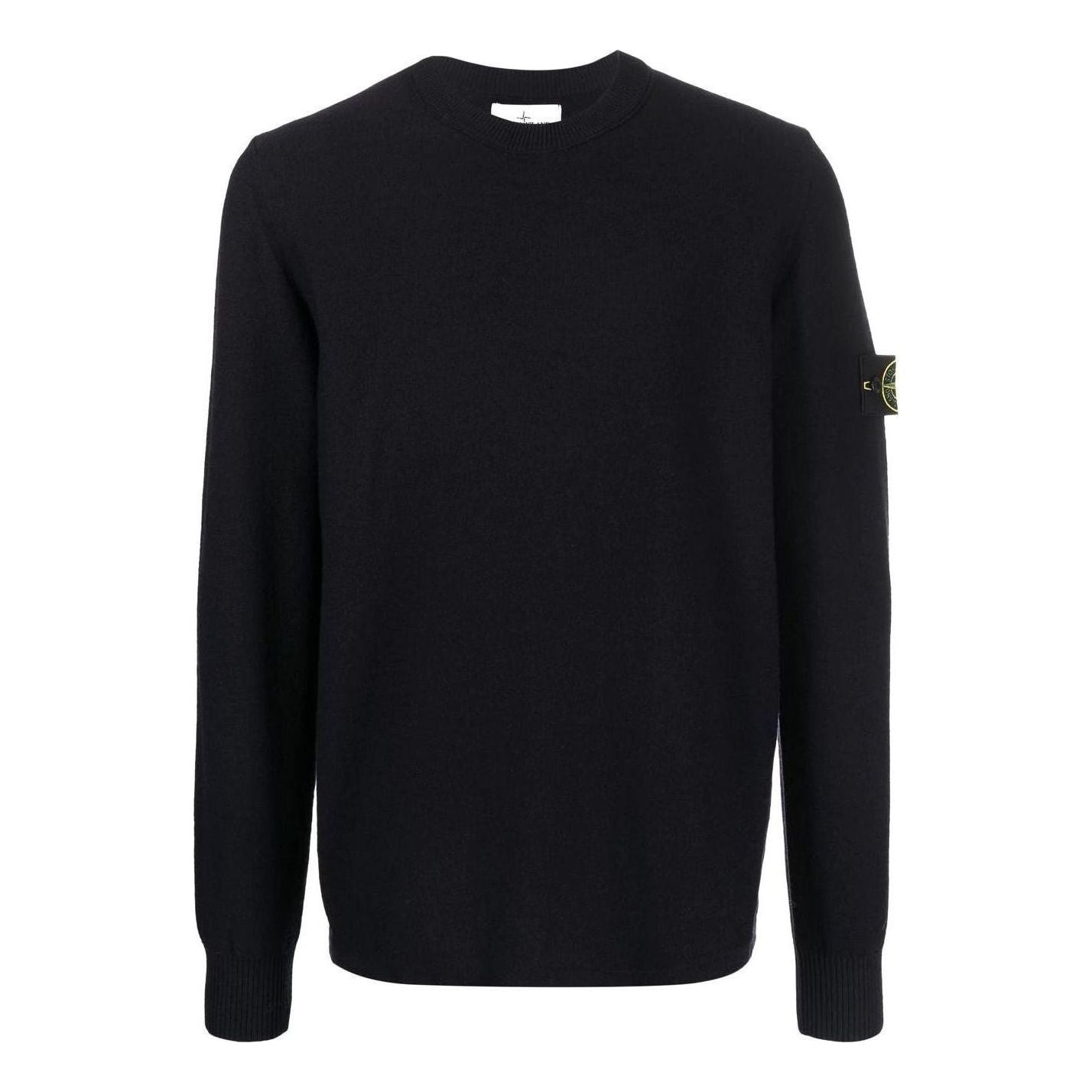 Sveter Stone Island Logo Patch Crewneck Sweatshirt Čierna | 7715526A1-V0020, 0