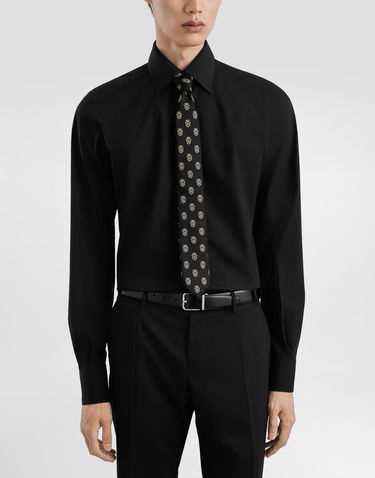 Doplnky Dolce & Gabbana Dolce & Gabbana Heraldic Shields Jacquard Tie Čierna | GT149EG0JSDN0000, 3