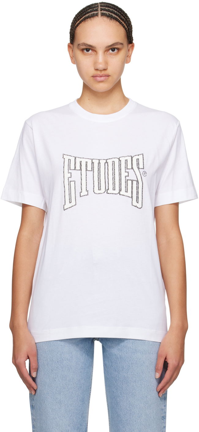 Tričko Études Wonder Boxing Graphic T-Shirt Biela | E24MM107A00700, 0