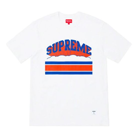 Tričko Supreme SS19 Cloud Arc Logo T-Shirt Biela | SUP-SS19-327