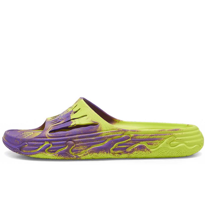 Basketball Puma MB.03 Slide, yellow/lilac Oranžová | 394223_09