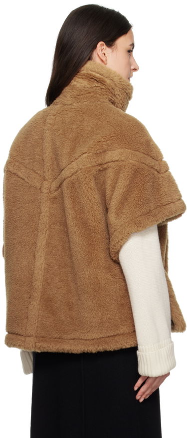 Vesta Max Mara Max Mara Newrodano Teddy Cape Hnedá | 2424736292600 MM10739, 2