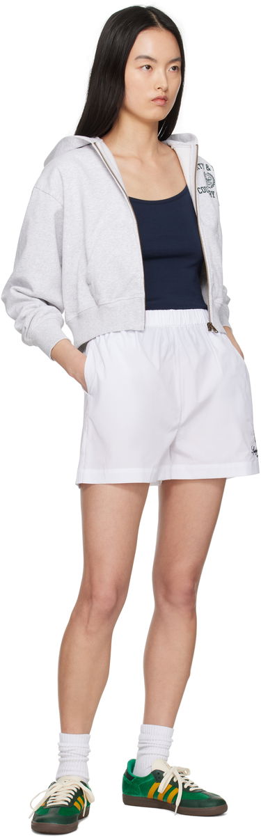 Šortky Sporty & Rich Sporty & Rich Vendome Poplin Shorts Biela | SH012606205WH01, 3