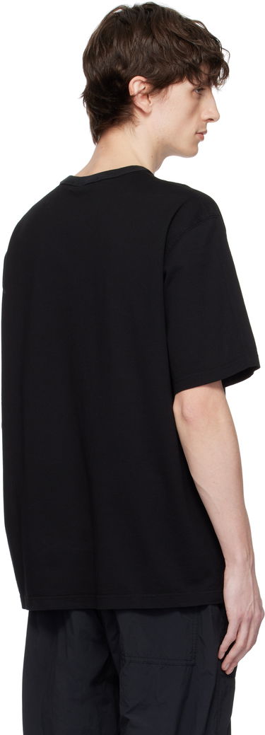 Tričko Stone Island Stone Island Textured Mercerized Cotton Jersey T-Shirt Čierna | K1S15 2100038 S0175, 2