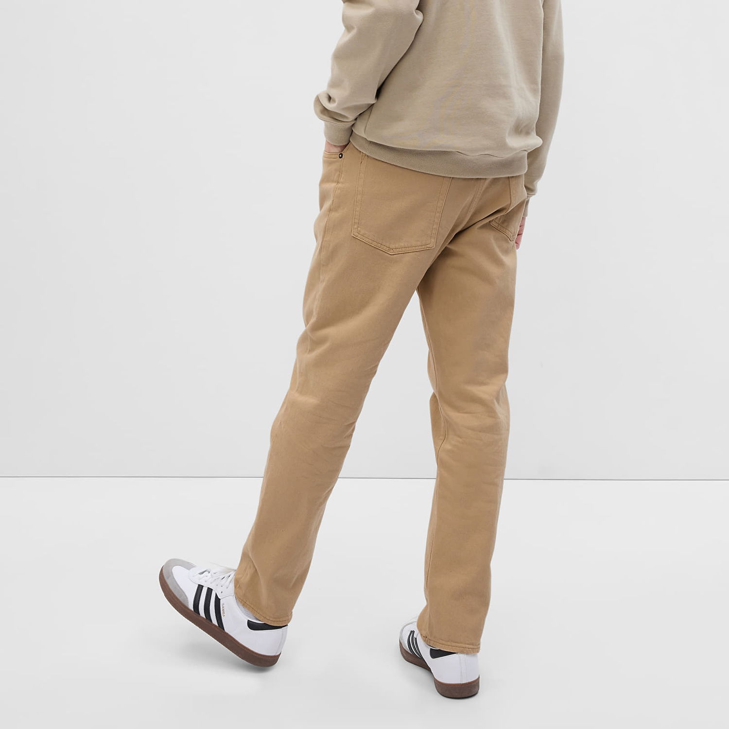 Džínsy GAP Denim Pants Slim Cashew Crunch Béžová | 595740-00, 1