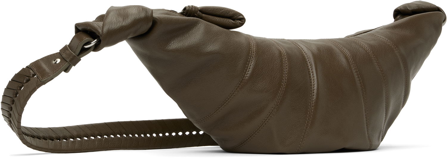 Ľadvinka LEMAIRE Lemaire Woven Laced Medium Croissant Bag Zelené | BG0160 LL0131, 1