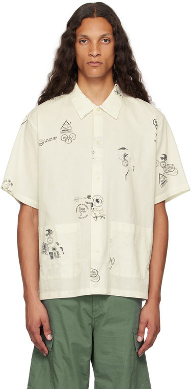 Košeľa Carhartt WIP Stamp Shirt Béžová | I033689-2MAXX, 4