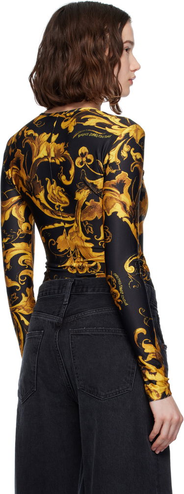 Body Versace Versace Jeans Couture Lycra Regalia Bodysuit Čierna | E79HAM221_EJS501, 2