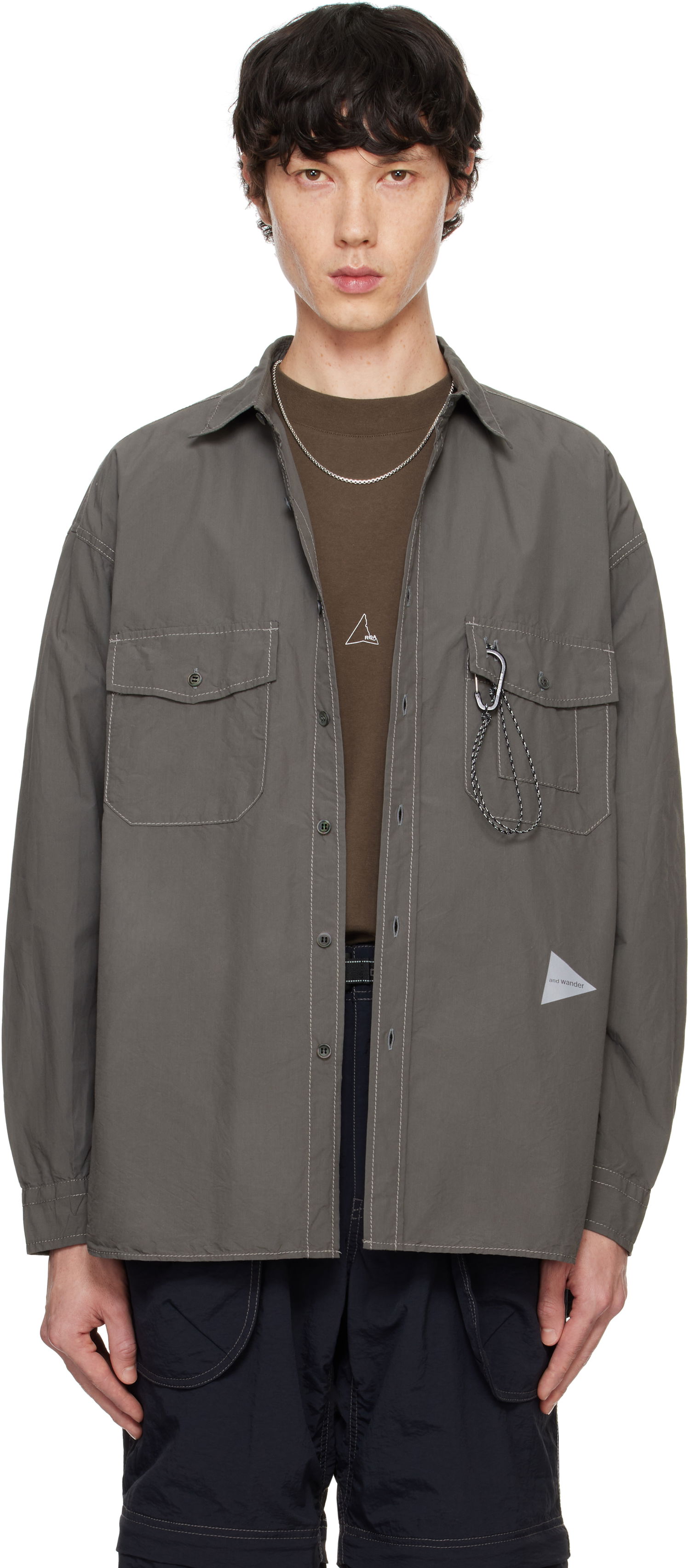 Košeľa and wander CORDURA Typewriter Long Sleeve Shirt Šedá | 5744283175, 0