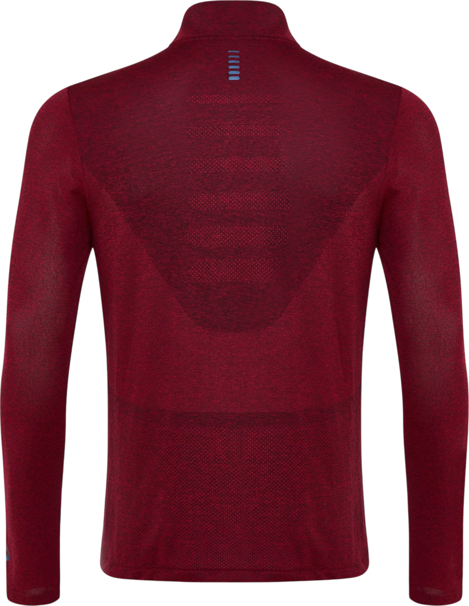 Tričko Under Armour Seamless Quarter-Zip Performance Top Vínová | 1378168-713, 1