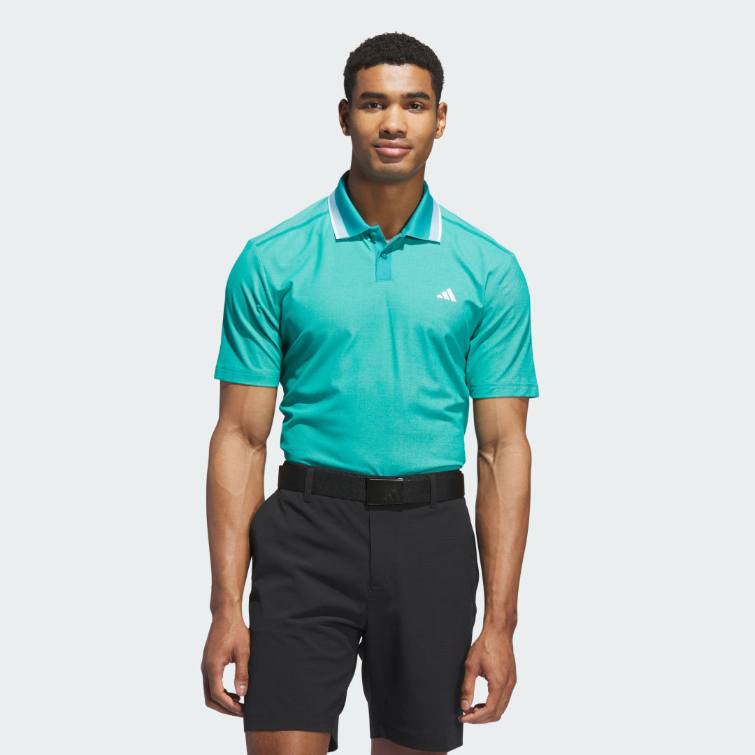 Polo tričko adidas Performance Ultimate365 Tour Twistknit Pique Golf Polo Tyrkysová | JL5381, 0