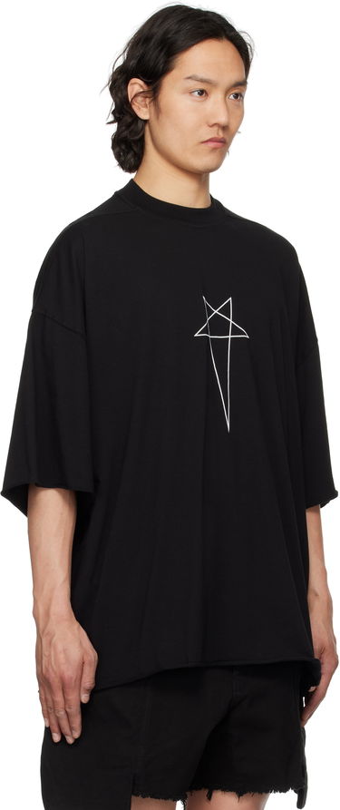Tričko Rick Owens DRKSHDW Hollywood Tommy T-Shirt Čierna | DU01E3259 RNEP3, 1