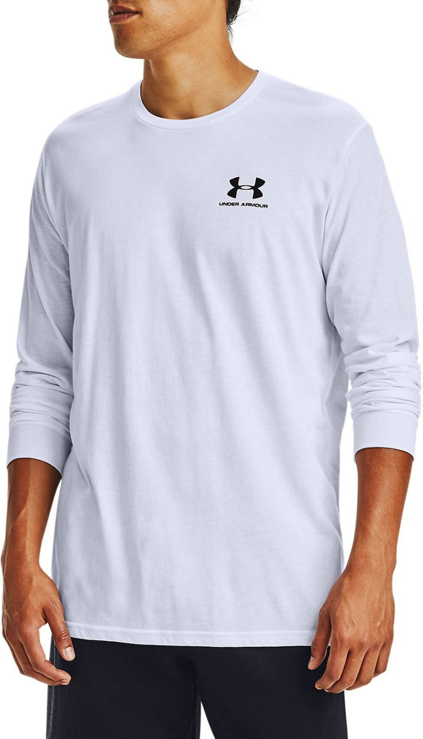 Tričko Under Armour UA SPORTSTYLE LEFT CHEST LS Šedá | 1329585-100