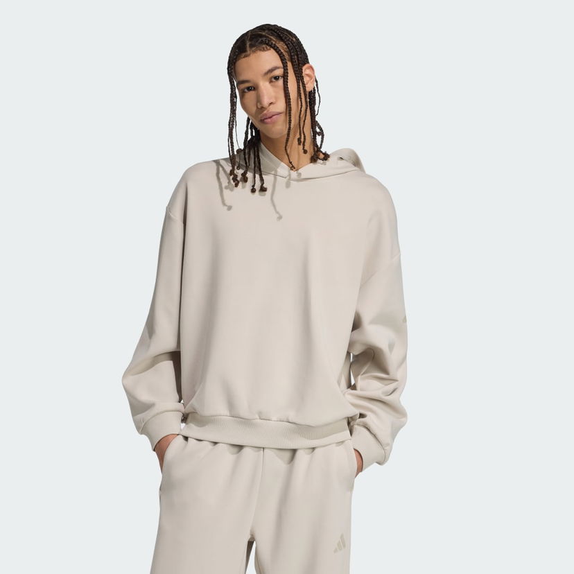 Mikina adidas Performance Soft Luxe Hoodie Béžová | KB8088