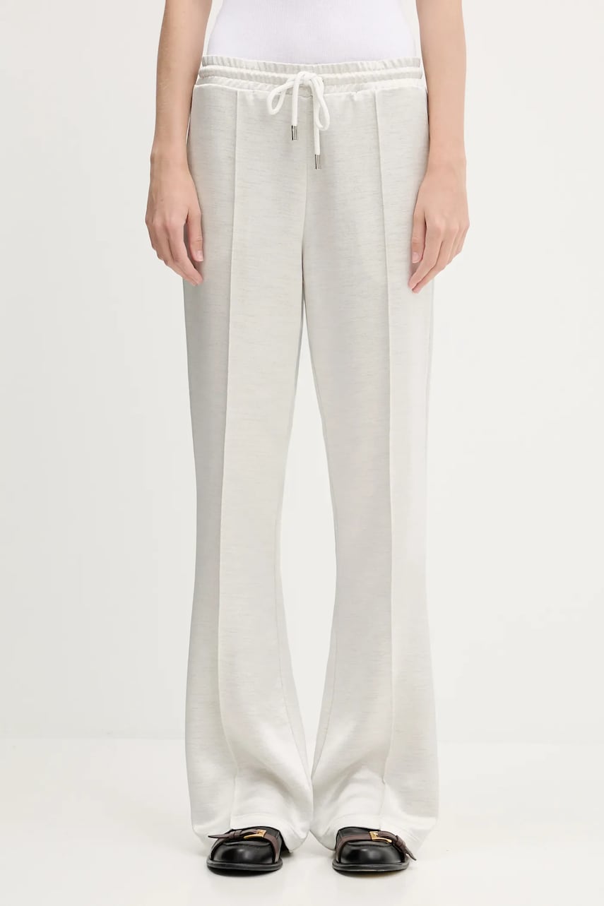 Tepláky JW Anderson JW Anderson Drawstring Waist High-Waist Flare-Leg Pants Biela | TR0399.PG1693.002, 0