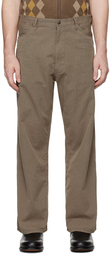 Nohavice BEAMS BEAMS PLUS Painter Trousers Hnedá | 3824-0246-791, 0