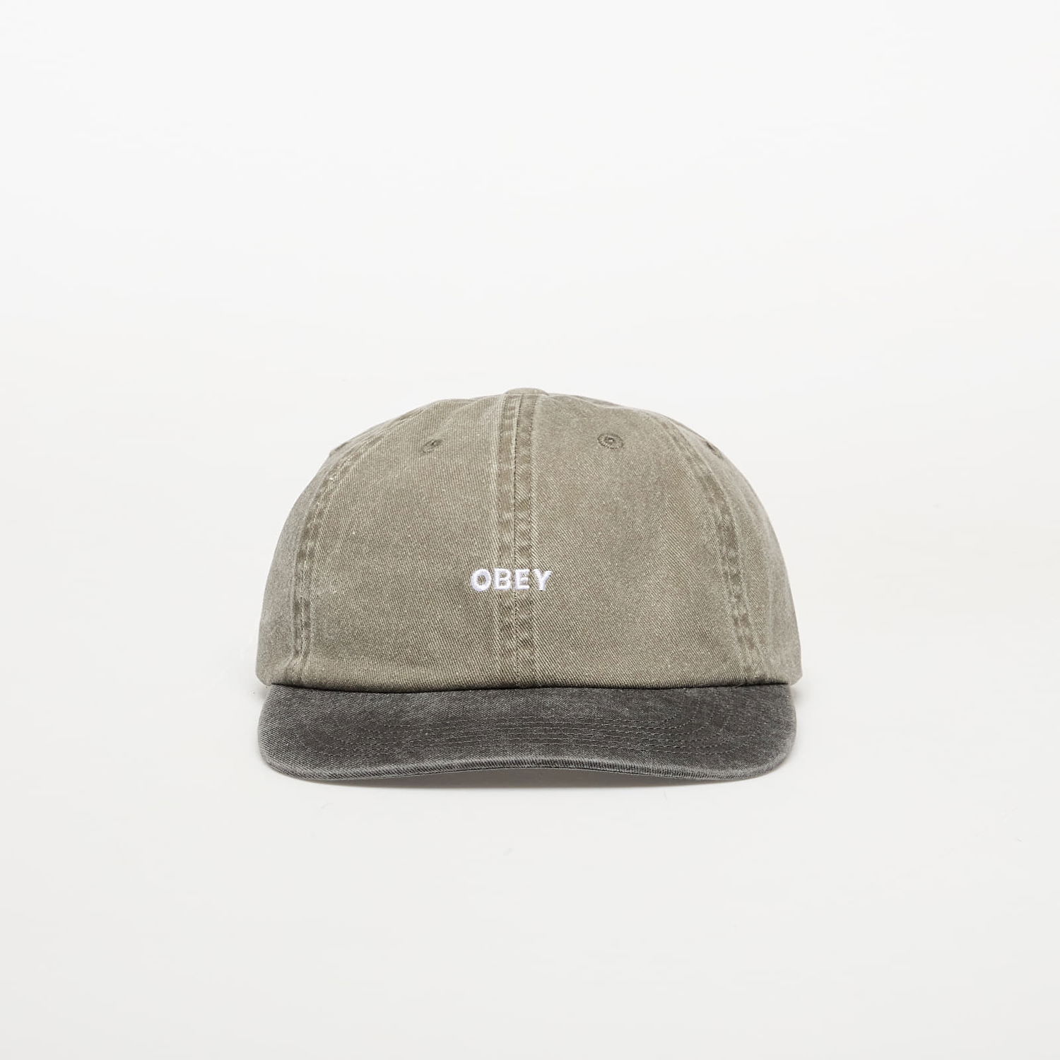 Šiltovka OBEY OBEY Pigment Bold 6 Panel Strapback Cap Zelené | 100580418-POM, 0