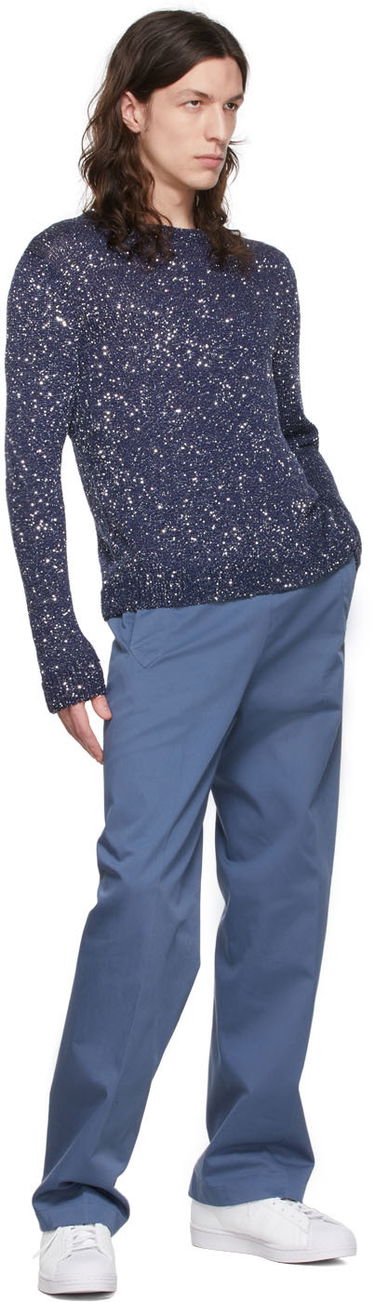Sveter Stella McCartney Stella McCartney Sequin Knit Sweater Modrá | 6K00683S7255, 3