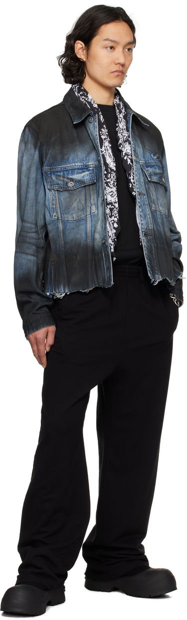 Bunda We11done We11done Sprayed Sporty Selldone Denim Jacket Modrá | WD-DJ1-25-308-U-BL, 3