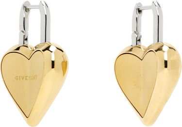Náušnice Givenchy Givenchy Heart Lock Earrings Žltá | BF1123F003711, 1