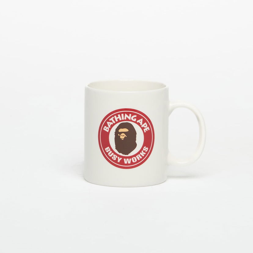 Home decor BAPE Busy Works Mug Biela | 001KAL801007MRED