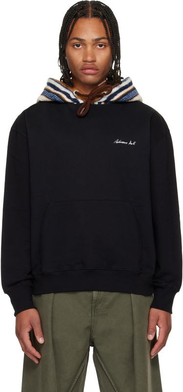 Mikina Andersson Bell Logo Embroidery Hoodie Čierna | atb1379u, 0