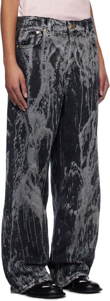 Džínsy GANNI Ganni Heavy Denim Izey Jeans Čierna | J1595, 1