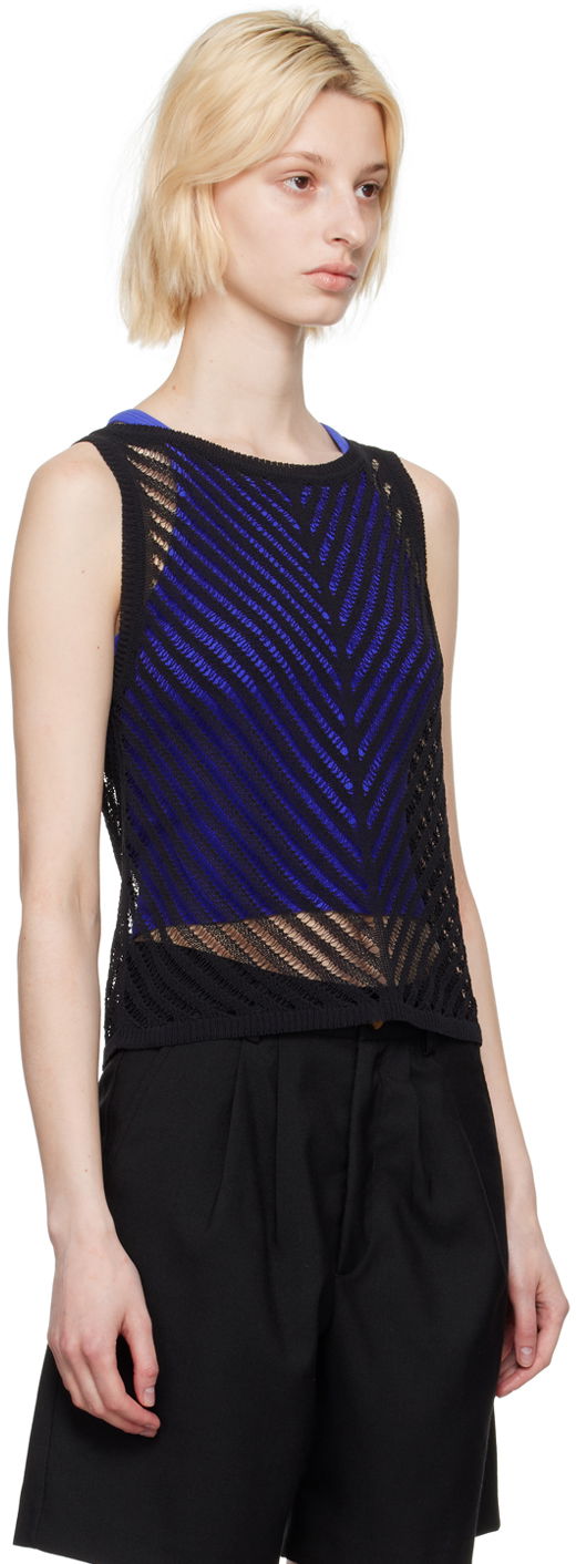 Tielko rag & bone rag & bone Melissa Knit Tank Top Čierna | WAS23P016UM16, 1