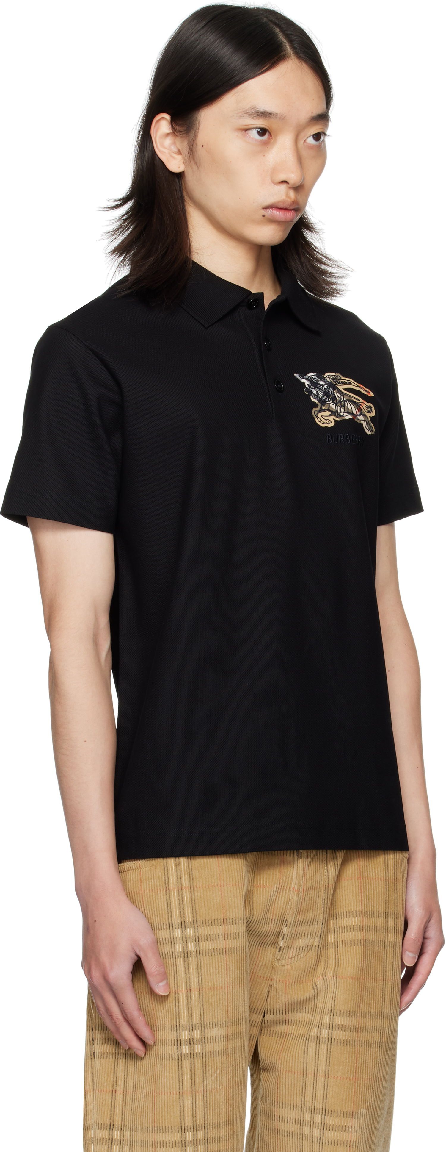 Polo tričko Burberry EKD Polo Shirt Čierna | 8116120, 1