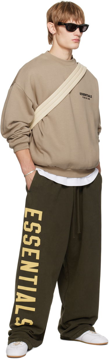 Sveter Fear of God Fear of God ESSENTIALS Fleece Crewneck Sweatshirt Béžová | 192HO246267F, 4