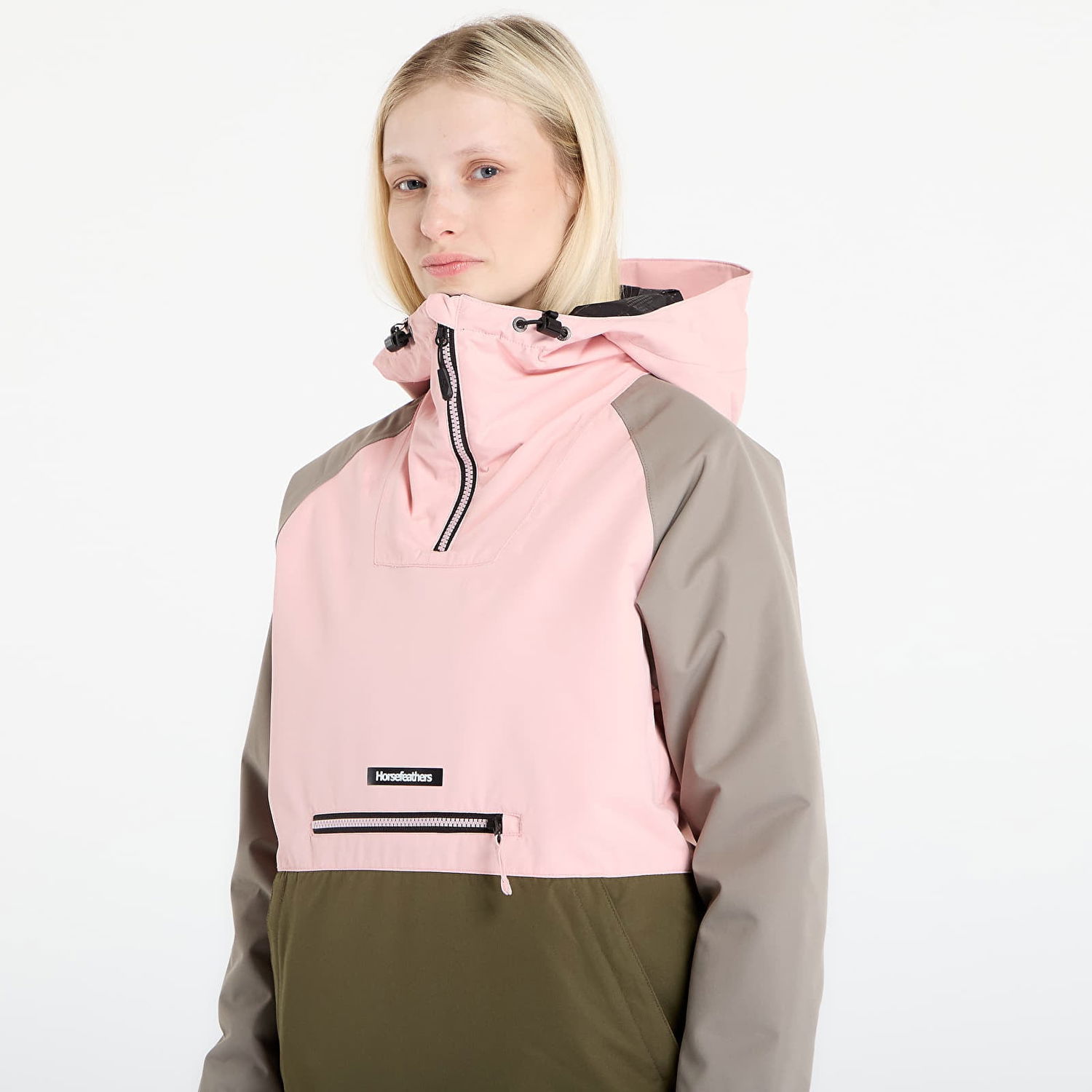 Vetrovka Horsefeathers Fiora Color Block Hooded Anorak Jacket Rôznofarebný | OW230E, 1