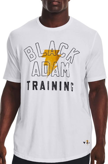 Tričko Under Armour Project Rock Black Adam Training T-Shirt Biela | 1377758-100, 0