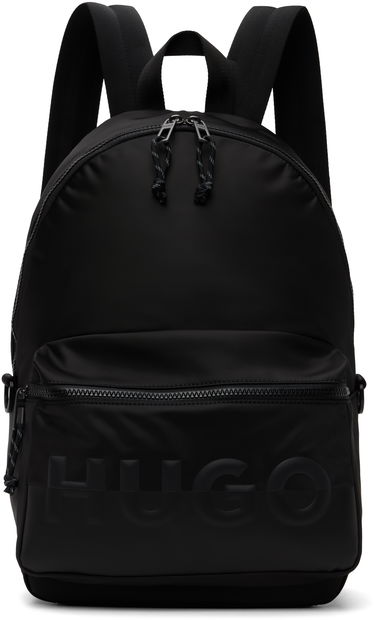 Batoh BOSS HUGO Printed-Logo Backpack Čierna | 50547114, 0