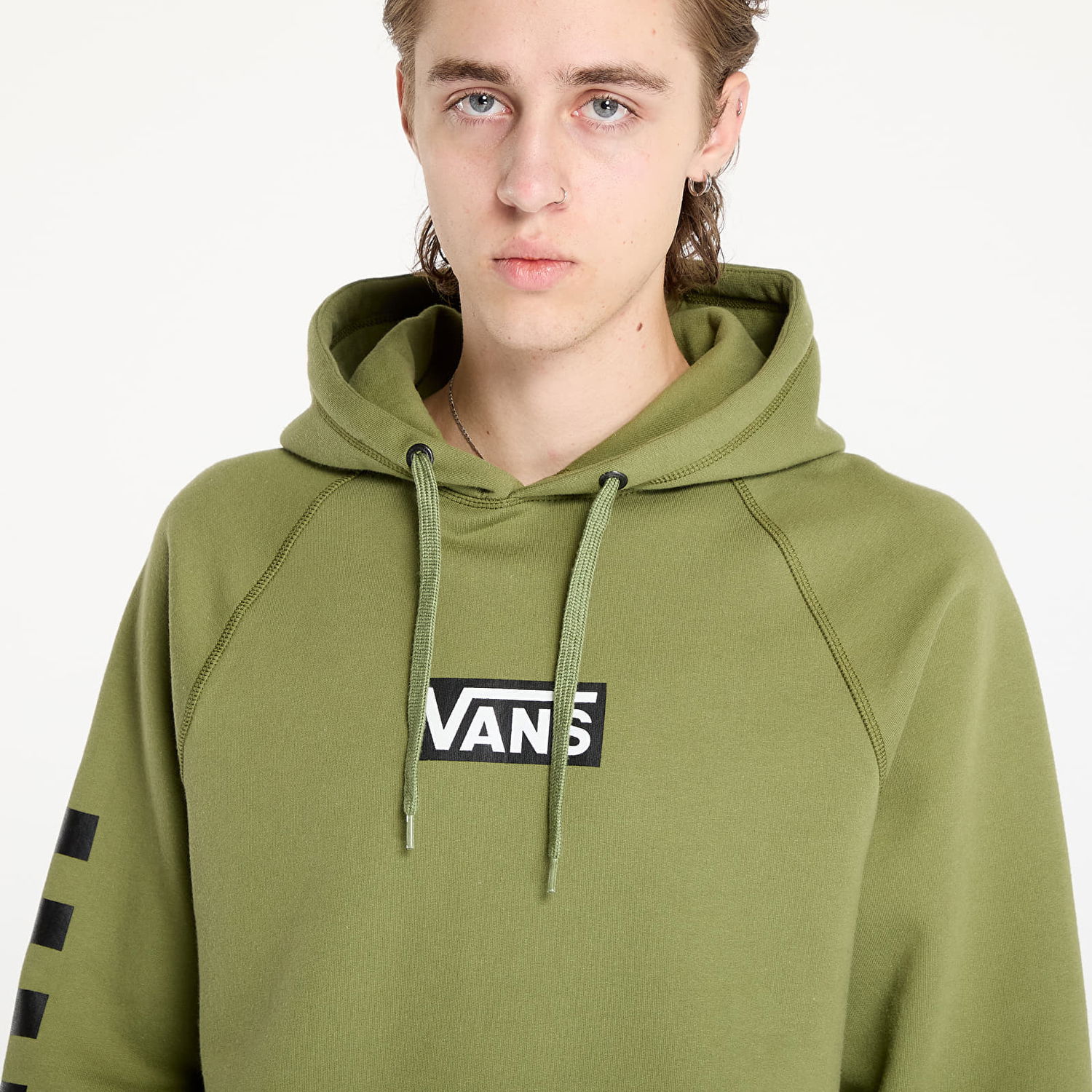 Mikina Vans Sweatshirt Boxed Pullover Loden Green XL Zelené | VN000HP1ZBF1, 1