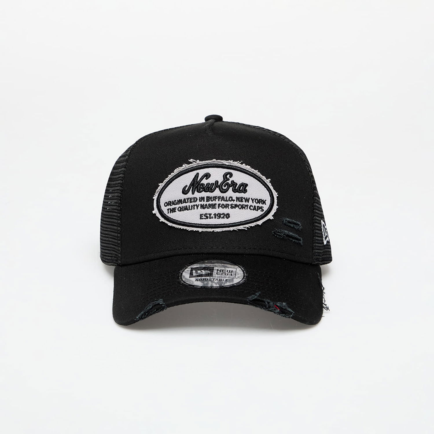 Šiltovka New Era 9FORTY A-Frame Trucker Oval Distress Patch Trucker Cap Čierna | 60667683, 0