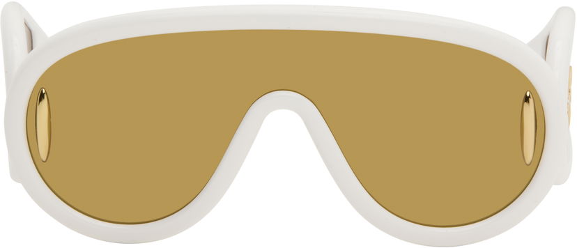 Slnečné okuliare Loewe Wave Mask Sunglasses Biela | LW40108I 192337132728