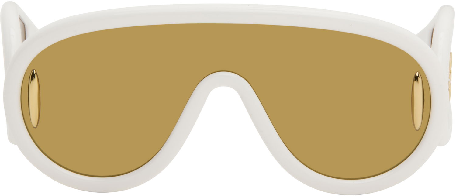 Slnečné okuliare Loewe Wave Mask Sunglasses Biela | LW40108I 192337132728, 0