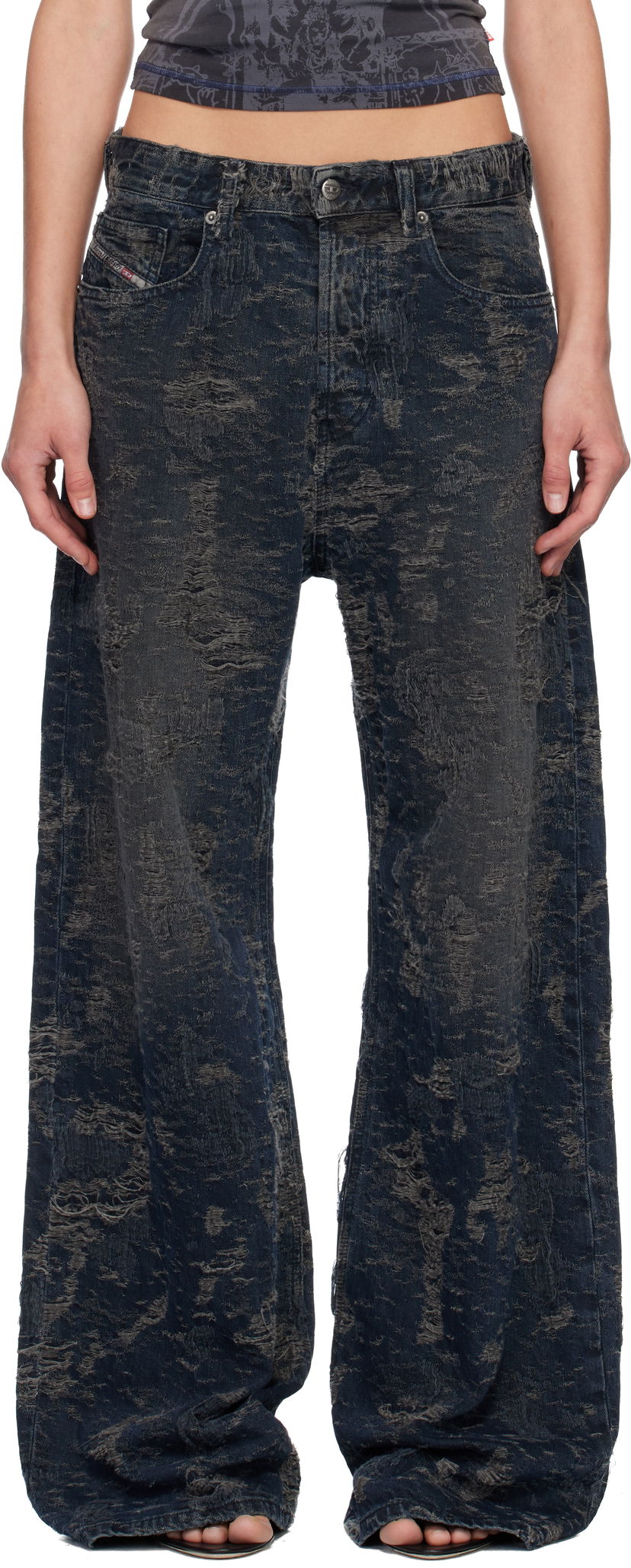 Džínsy Diesel Relaxed 1996 D-Sire Jeans Modrá | A06925 007BV