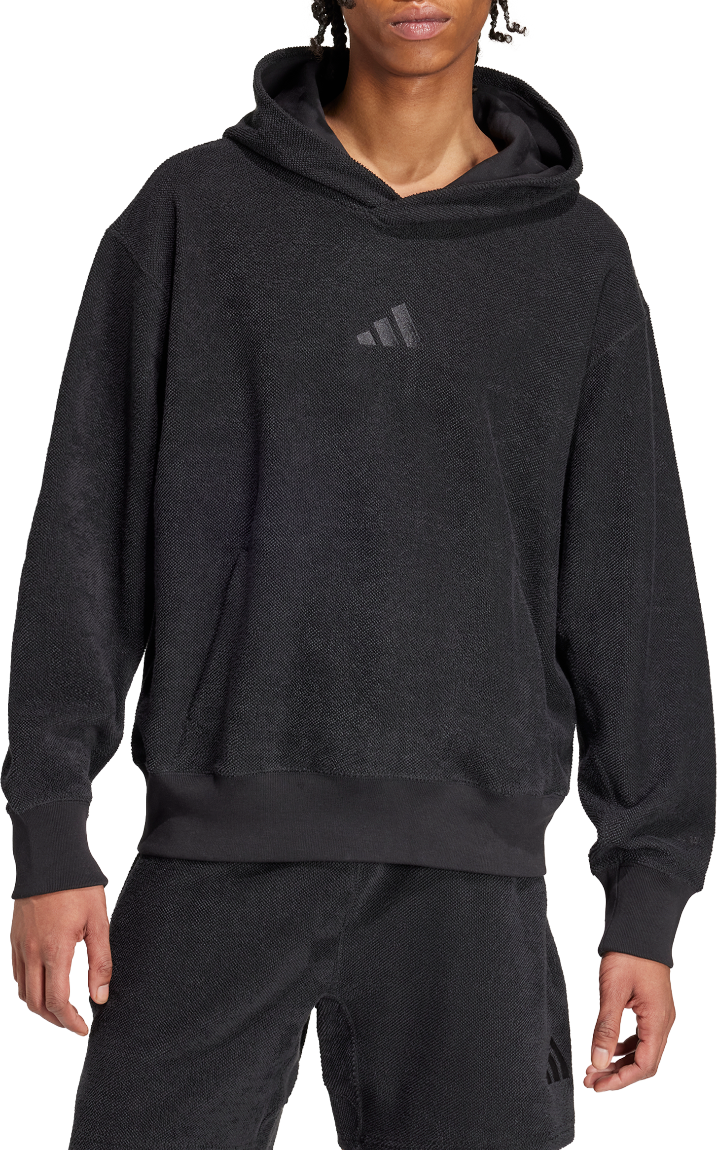 Mikina adidas Originals adidas Elevated All Szn Terry Loop Hoodie Čierna | iv5212, 1