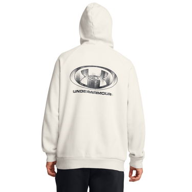 Mikina Under Armour Rival Fleece Textured Glitch Hoodie Béžová | 1389428-110, 1