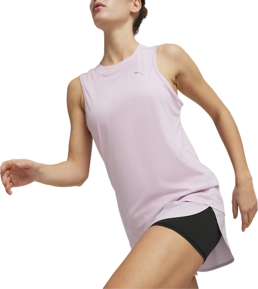 Tielko Puma RUN FAVORITE TANK W Ružová | 523165-60