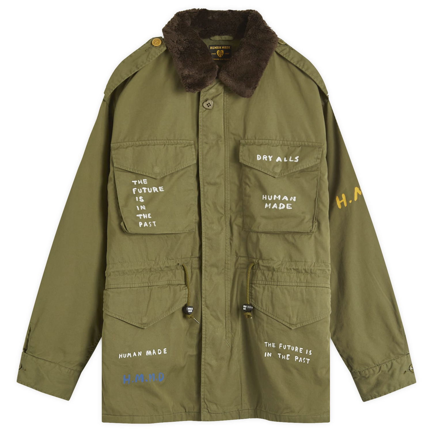 Parka Human Made Field Jacket Zelené | HM28JK021-OL, 0