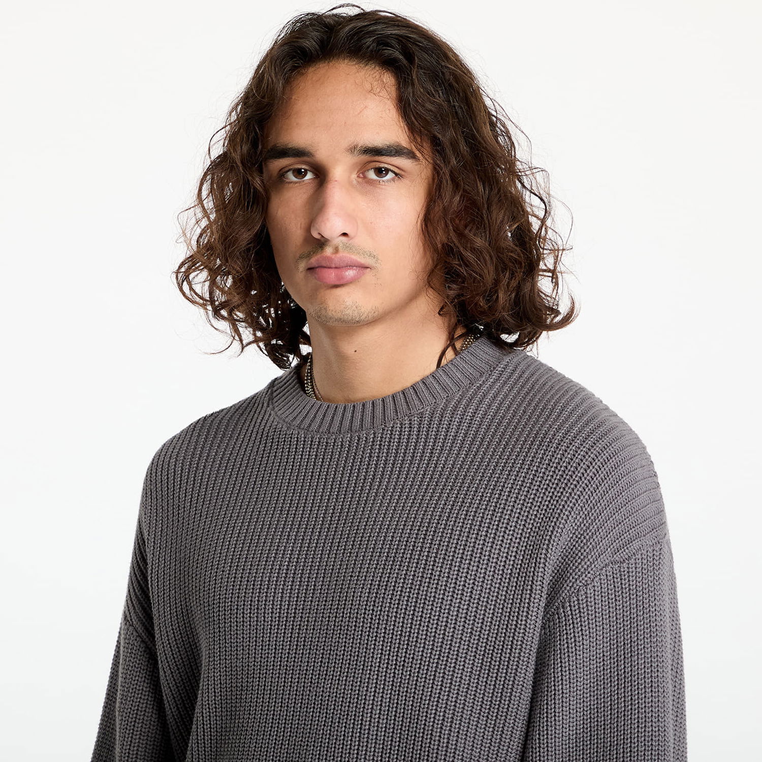 Sveter DAILY PAPER Band Knit Sweater Rabbit Grey Šedá | 2422078, 1