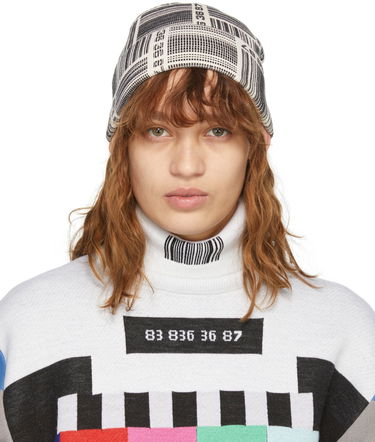 Kulicha VETEMENTS VTMNTS Barcode Monogram Beanie Béžová | VL12KN800W, 0