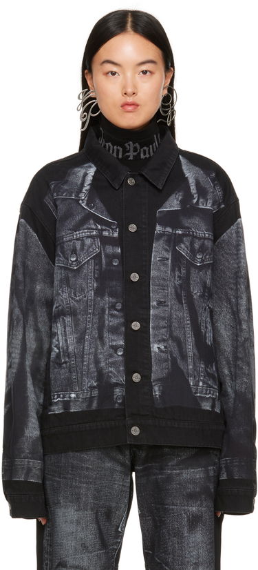 Bunda Jean Paul Gaultier Jean Paul Gaultier Trompe L'œil Denim Jacket Čierna | 23/15-U-VE026ILP-D009-00, 0