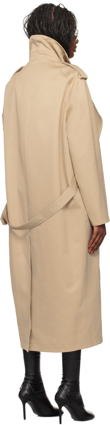 Trenčkot Courrèges Courrèges Long Oblique Trench Coat Béžová | 424CMA178CO0131, 2