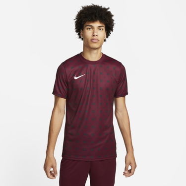 Dres Nike Dri-FIT F.C. Libero Print Short-Sleeve Football Top Červená | DQ5055-638, 0
