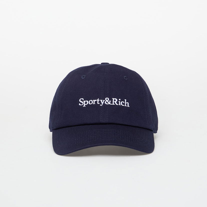 Šiltovka Sporty & Rich Hat Sporty & Rich Serif Logo Universal Navy | AC07964300BL106