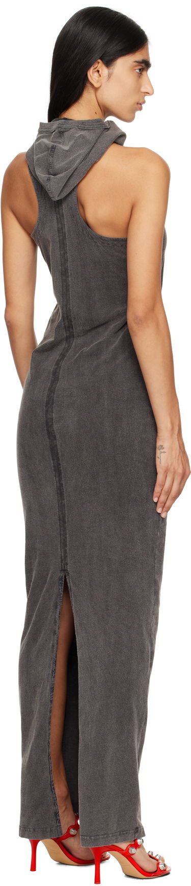 Šaty Alexander Wang Alexander Wang Cowl Neck Racer Back Maxi Dress Šedá | 4CC3246261, 2